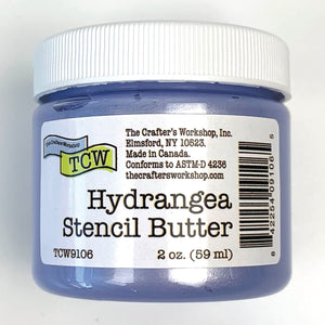 Stencil Butter 2 oz. Hydrangea