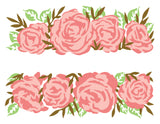 TCW6041 Layered A2 Rose Banner Stencil