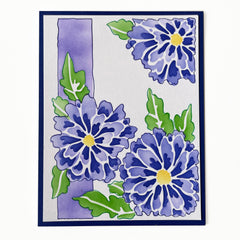 TCW6064 Layered A2 Daisies Stencil