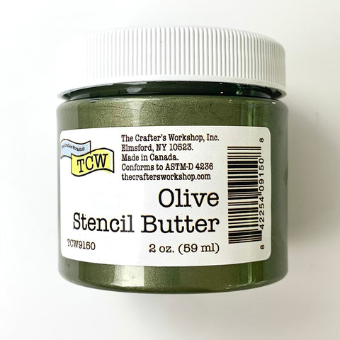 Stencil Butter - Olive 2oz.