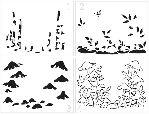 TCW6060 Layered Mushroom Forest