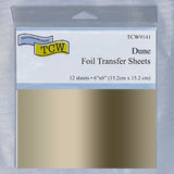TCW9141 Foil Transfer Sheets 6x6 Dune
