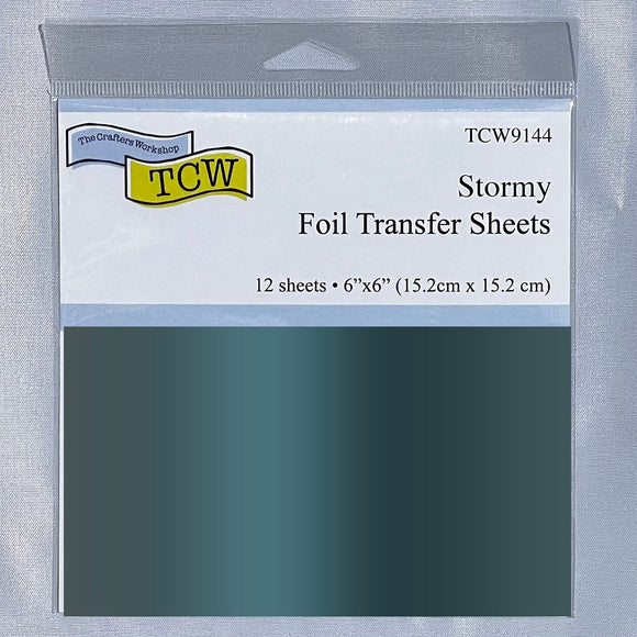 TCW9144 Foil Transfer Sheets 6x6 Stormy