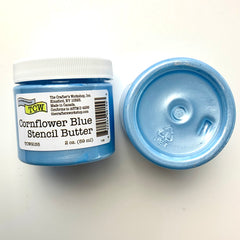 Stencil Butter - Cornflower Blue 2oz.