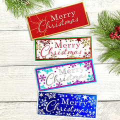 TCW6009 Merry Snowflakes Layered Slimline Stencil