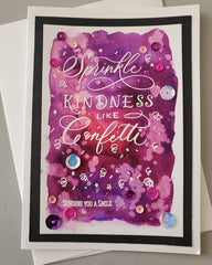 TCW2205 Sprinkle Kindness 4x6 Clear Stamps