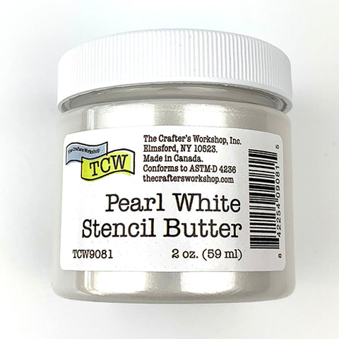 Stencil Butter - Pearl White 2oz.