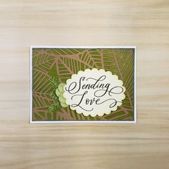 TCW1047 Banana Leaves Stencil