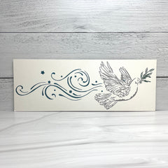 TCW2196 Peace Dove Sign Stencil