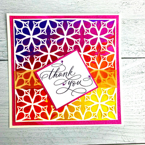 TCW2200 Thank You Hearts 4x6 Clear Stamps