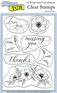 TCW2202 Love You 4x6 Clear Stamps