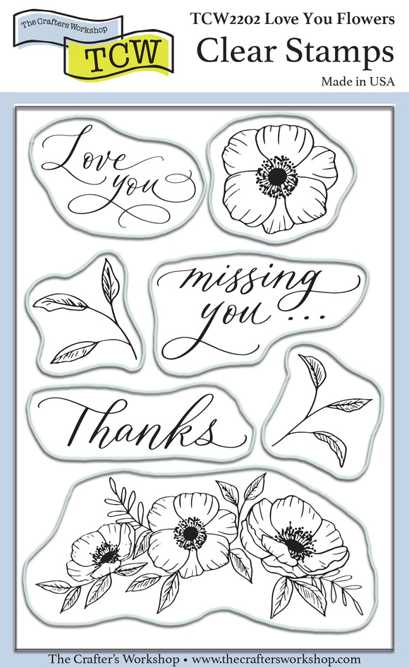 TCW2202 Love You 4x6 Clear Stamps