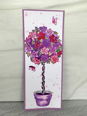 TCW2336 Slimline Stencil Weeping Hibiscus