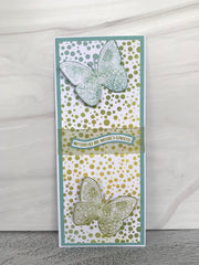 TCW2341 Slimline Stencil Random Bubbles