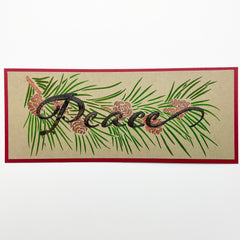 TCW6010 Pinecone Branch Layered Slimline Stencil