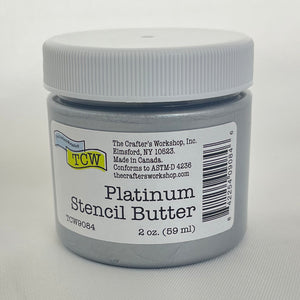 Stencil Butter - Platinum 2oz.
