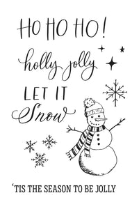 TCW2217 Holly Jolly 4x6 Clear Stamps