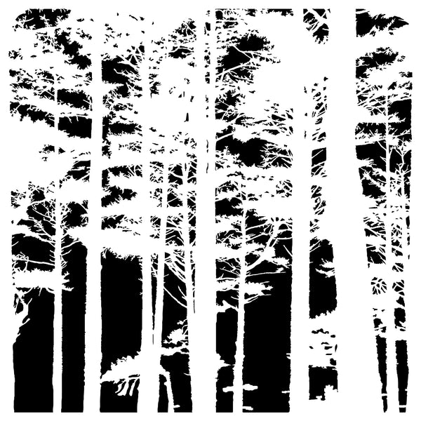 TCW1044 Tree Canopy Stencil