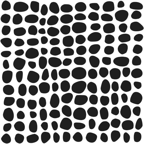 TCW1053 Stencil Pebble Grid