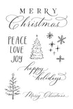 TCW2218 Christmas Joy 4x6 Clear Stamps