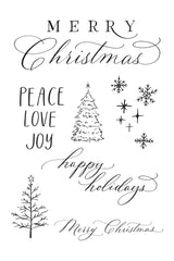 TCW2218 Christmas Joy 4x6 Clear Stamps