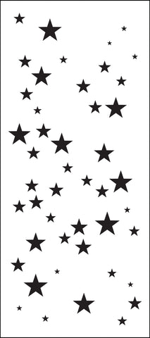 TCW2302 Star Sparkle Slimline Stencil