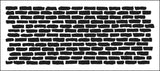 TCW2305 Bricks Horizontal Slimline Stencil