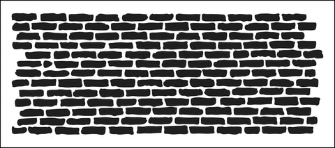 TCW2305 Bricks Horizontal Slimline Stencil