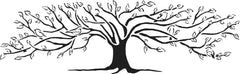 TCW2408 Family Tree Sign Stencil 16½" x 6"