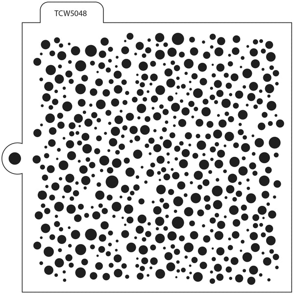 TCW5048 Cookie Stencil Underwater Bubbles