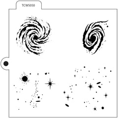 TCW5050 Galaxy Cookie Stencil