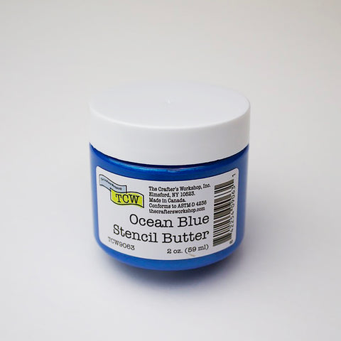 Stencil Butter - Ocean Blue 2oz.