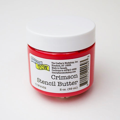 Stencil Butter - Crimson 2oz.