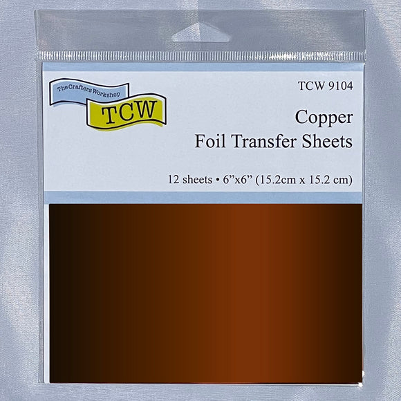 TCW9104 Copper Foil Transfer Sheets 6x6