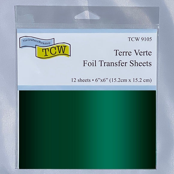 TCW9105 Terre Verte Foil Transfer Sheets 6x6